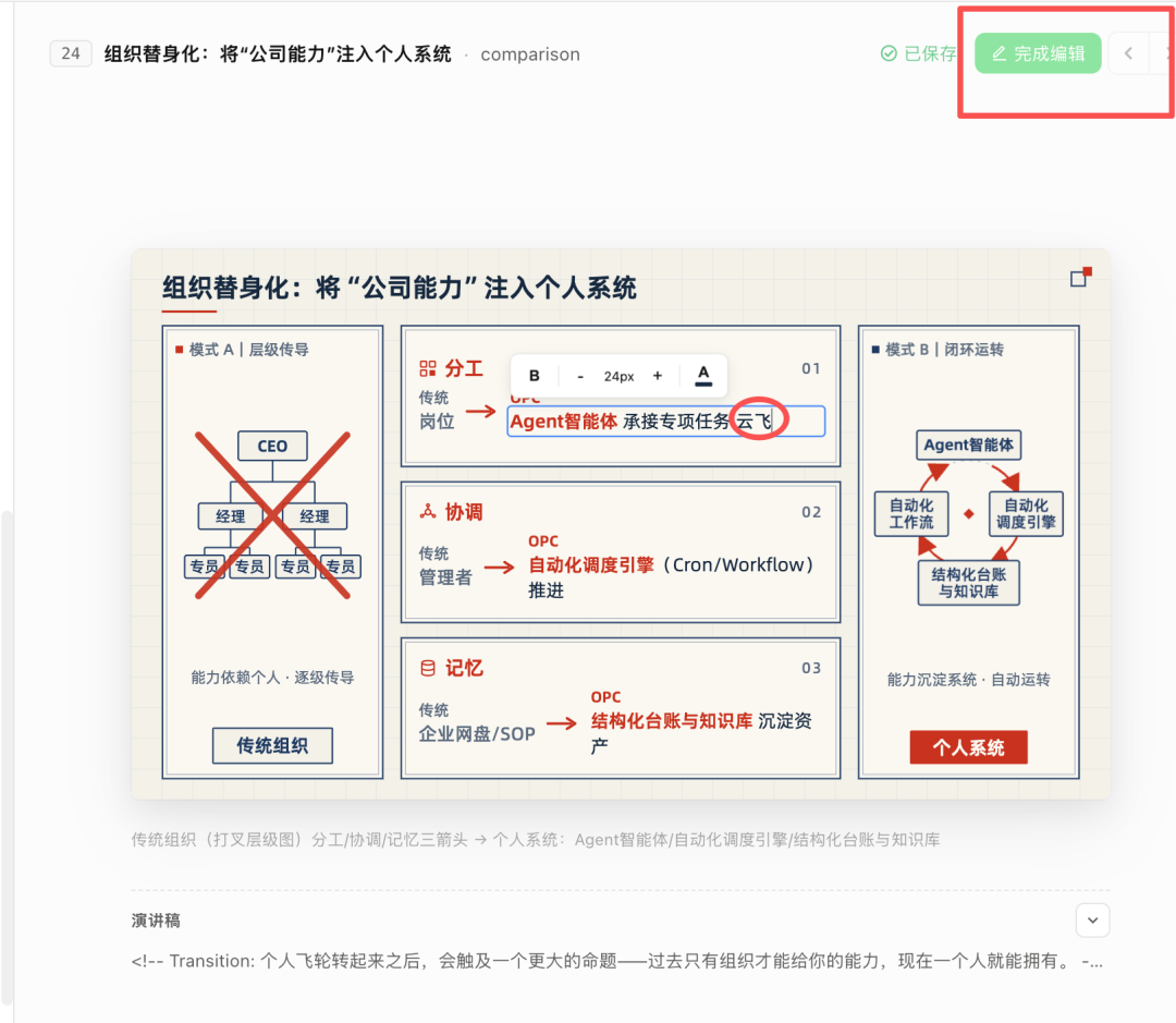 PPT 可编辑结果