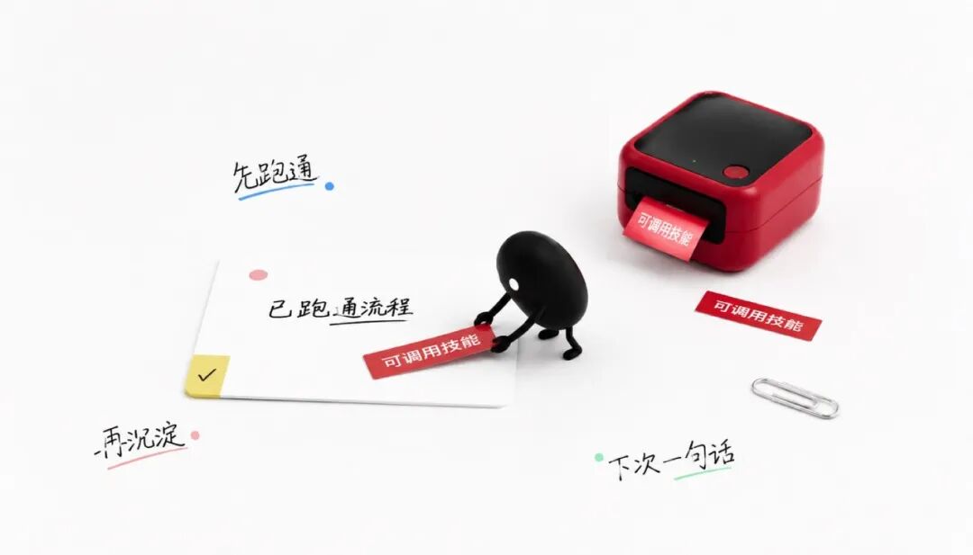 先跑通再沉淀成技能